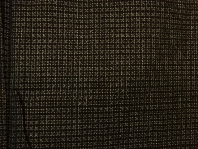 JAPANESE KIMONO / ANTIQUE MENS ENSEMBLE KIMONO / SILK / DORO OSHIMA TSUMUGI / WOVEN ABSTRACT